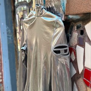 NWT Diesel Silver Hoodie